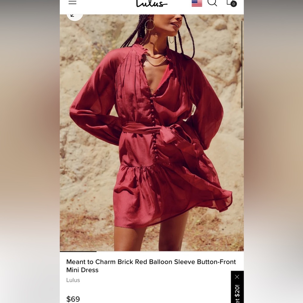 Button down dress with tie